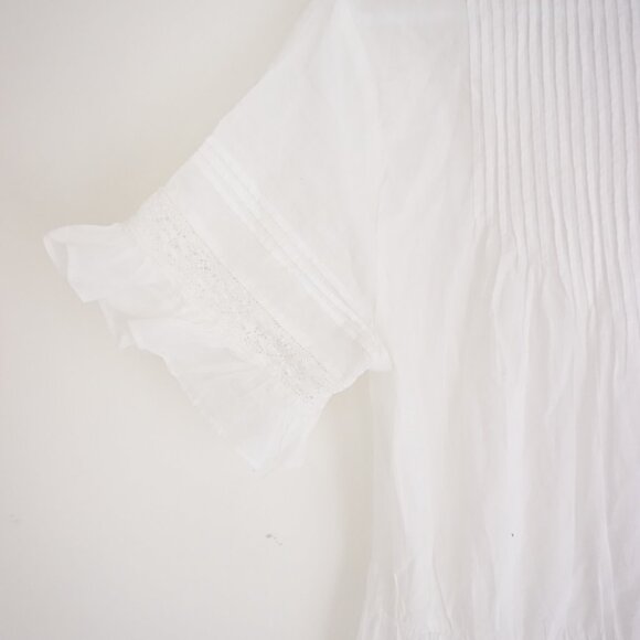 Wilfred by Aritzia White La Bohème Pilot Cotton Maxi Dress Cottagecore XS - Picture 15 of 16